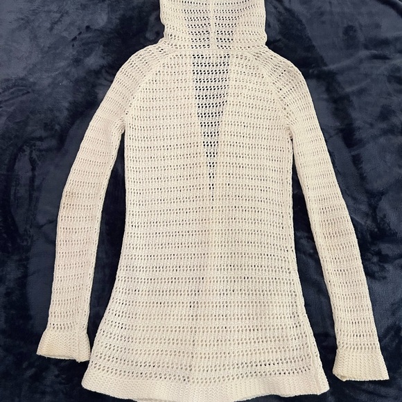 Valerie Bertinelli White Hooded Cardigan - Picture 4 of 4